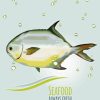 Pompano Fish Poster Diamond Painting