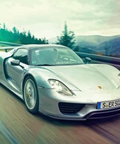 Porsche 918 Spyder Diamond Painting