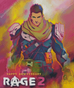 Rage 2 Poster Diamond Painting