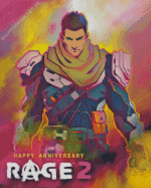 Rage 2 Poster Diamond Painting