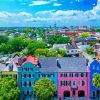 Rainbow Row Charleston Diamond Painting