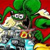 Rat Fink Diamond Painting