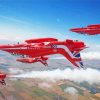 Red Planes Diamond Painting