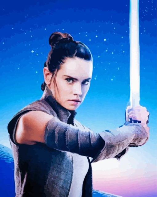 Rey Skywalker Star Wars Diamond Painting