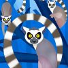 Ring Tailed Lemurs Diamond Painting