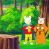 Rupert Bear With Podgy Pig Diamond Painting