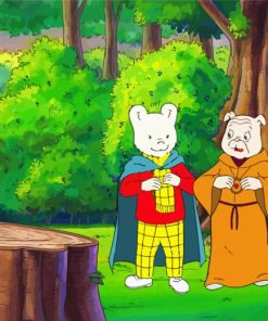 Rupert Bear With Podgy Pig Diamond Painting