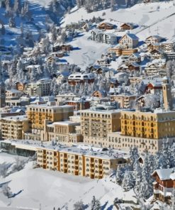 Saint Moritz City Diamond Painting