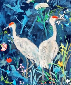 Sandhill Cranes Birds Diamond Painting