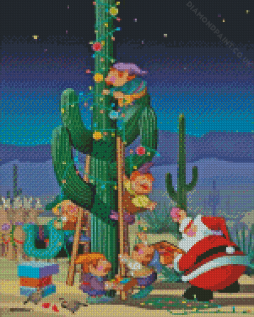 Santa And Friends Diamond Painting