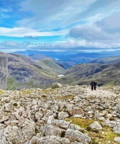 Sca Fell Mountains Diamond Painting