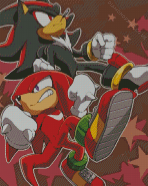 Shadow And Knuckles Diamond Painting