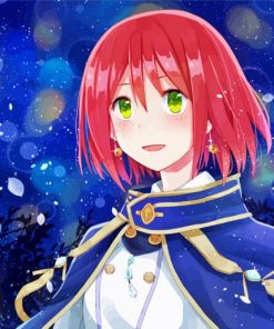 Shirayuki Anime Girl Diamond Painting