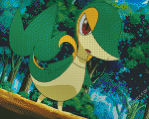 Snivy Diamond Painting