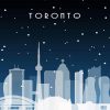 Snowy Toronto Poster Diamond Painting