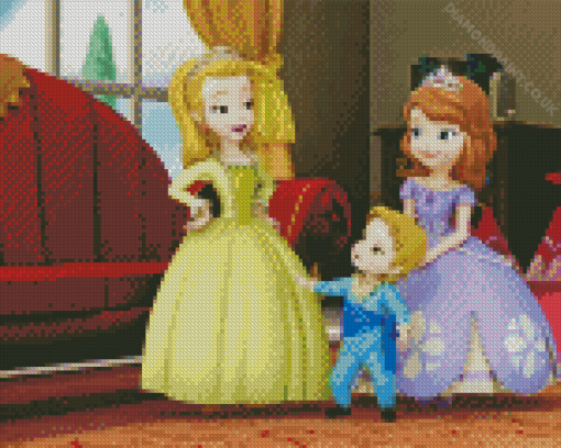 Sofia The First James Diamond Painting