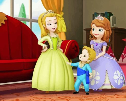 Sofia The First James Diamond Painting