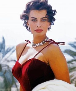 Sophia Loren Diamond Painting