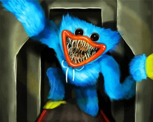 Spooky Huggy Wuggy Diamond Painting