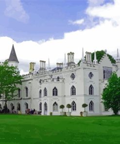 Strawberry House Hill Diamond Painting