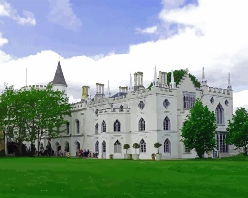 Strawberry House Hill Diamond Painting