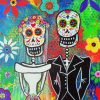 Sugar Skull Wedding Diamond Painting