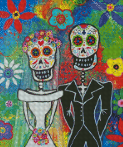 Sugar Skull Wedding Diamond Painting