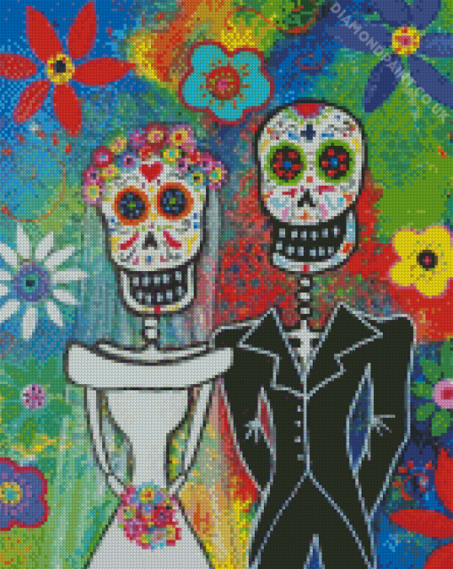 Sugar Skull Wedding Diamond Painting