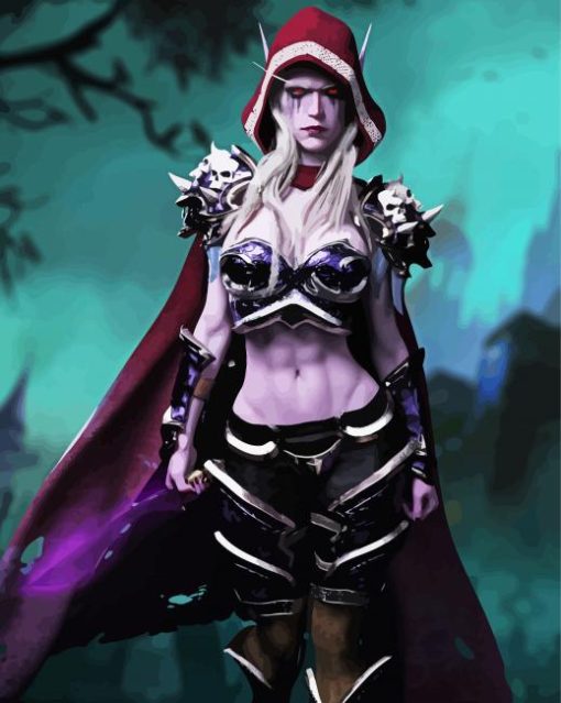 Sylvanas Windrunner Warcraft Diamond Painting