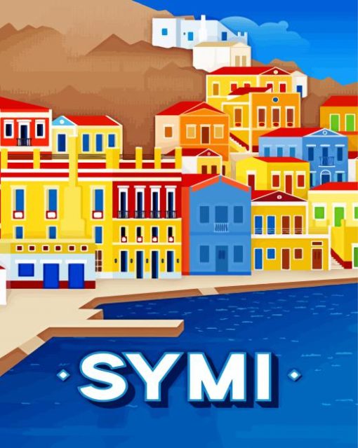 Symi Poster Diamond Painting