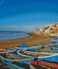 Taghazout Town Diamond Painting