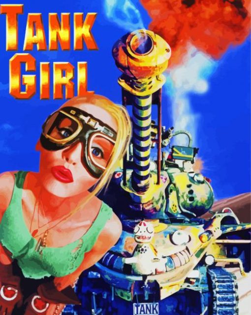 Tank Girl Poster Diamond Painting