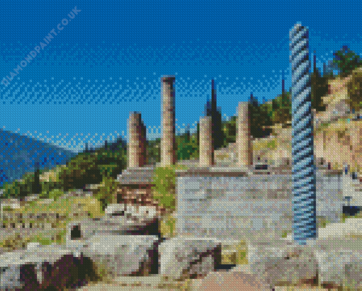 Temple Of Apollo Diamond Painting