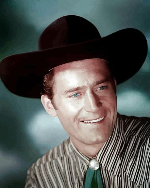 The Actor Clint Walker Diamond Painting