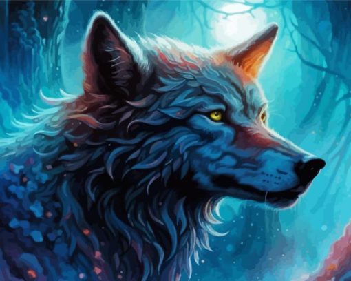 The Spirit Wolf Diamond Painting