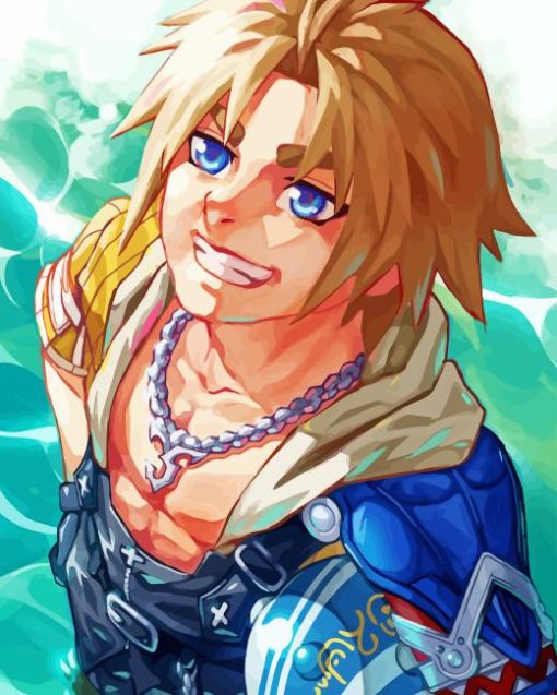 Tidus Final Fantasy Diamond Painting