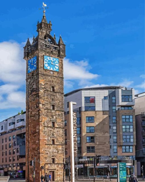 Tolbooth Steeple Glasgow Diamond Painting