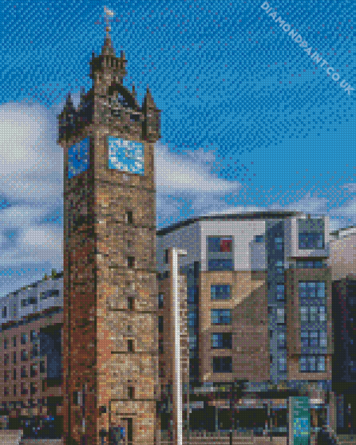 Tolbooth Steeple Glasgow Diamond Painting