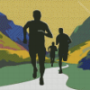 Trail Running Marathon Diamond Painting