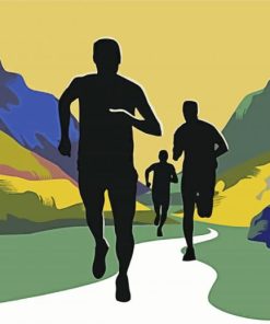 Trail Running Marathon Diamond Painting