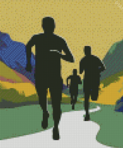 Trail Running Marathon Diamond Painting