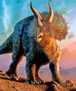 Triceratops Art Diamond Painting