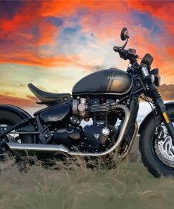 Triumph Bonneville Diamond Painting