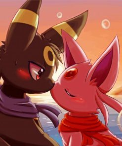 Umbreon And Espeon Diamond Painting