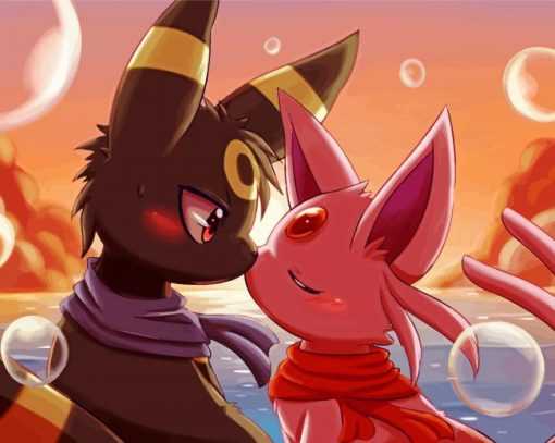 Umbreon And Espeon Diamond Painting