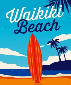 Waikiki Beach Diamond Painting