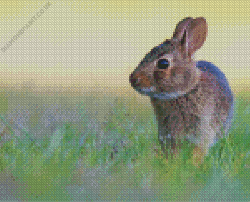 Wild European Rabbit Diamond Painting