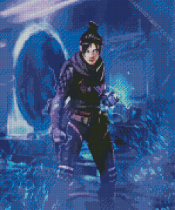 Wraith Apex Legends Diamond Painting