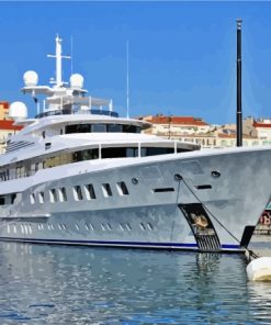 Yacht In Monaco Diamond Painting