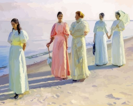 A Walk On The Beach Diamond Painting